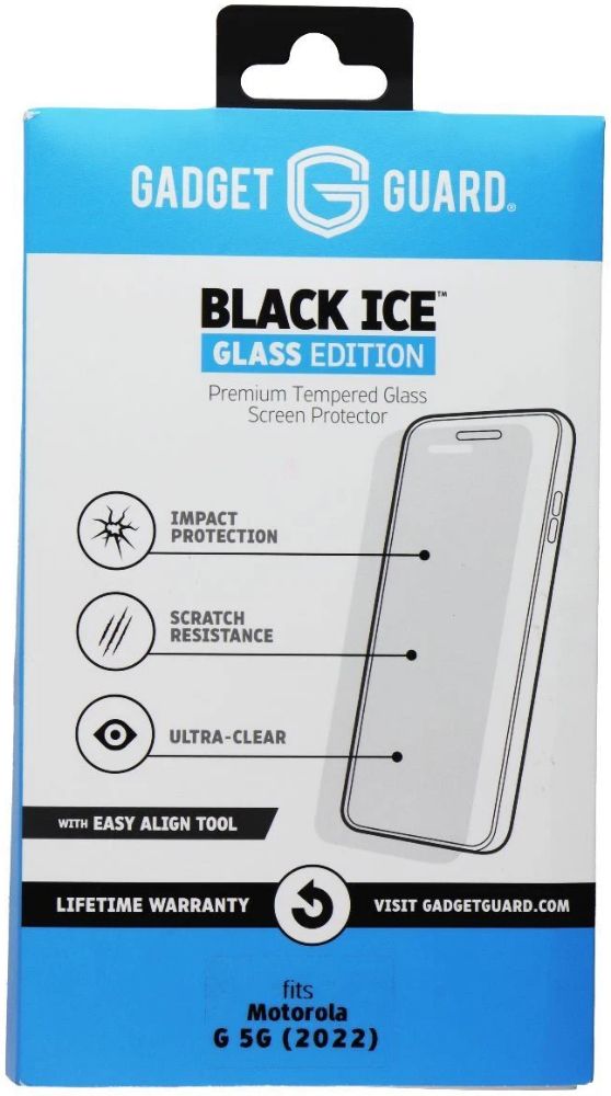 Gadget Guard Black Ice Glass Edition Screen Protector for Motorola One 5G - Clear by Gadget Guard - Refurbished - Brand New condition - US$8.78