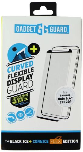 Gadget Guard Black Ice+ Cornice Flex Screen Protector for Galaxy Note 20 (5G) - Clear by Gadget Guard - Refurbished - Brand New condition - US$10.08