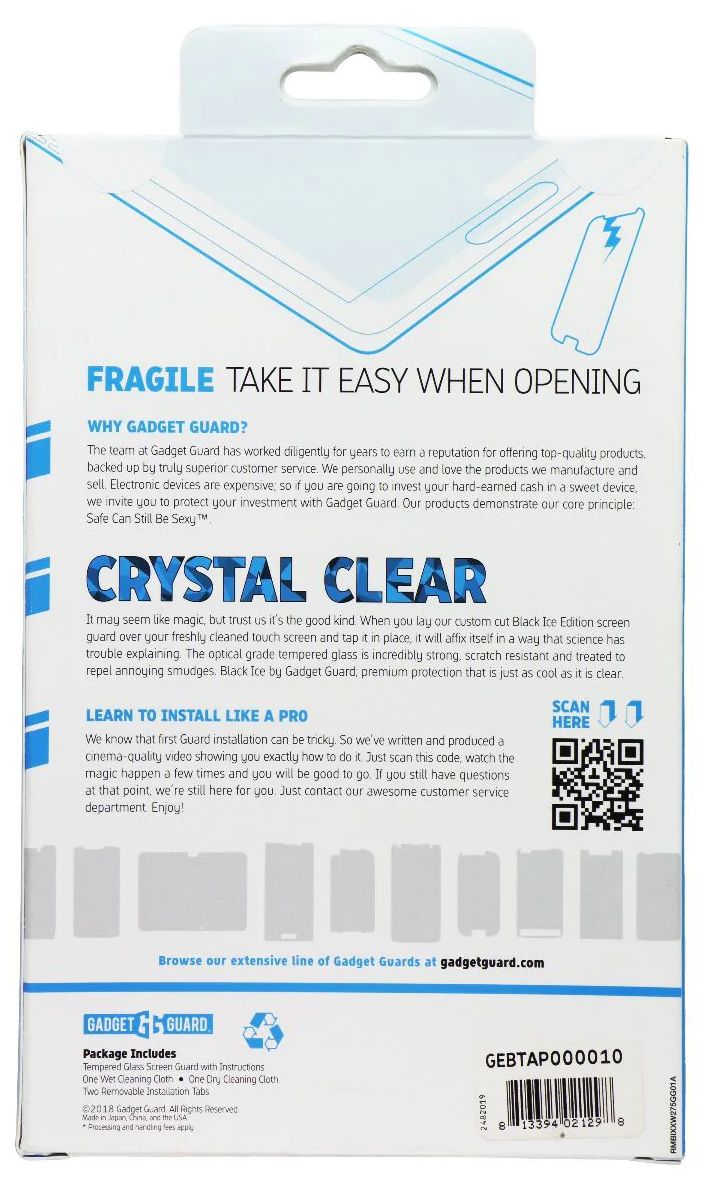 Gadget Guard Black Ice Tempered Glass Display Guard for iPad Mini (7.9-in) - Clear by Gadget Guard - Image 2