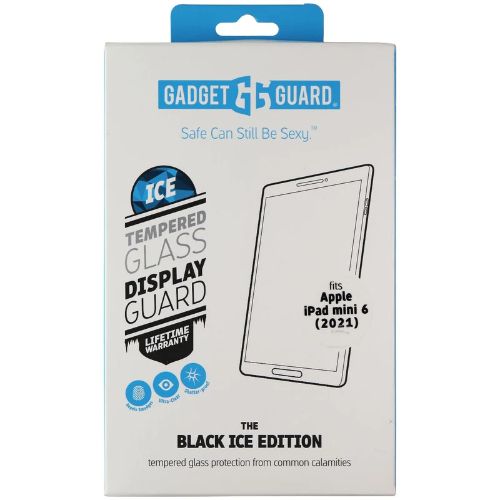 GadgetGuard (Black Ice) Tempered Glass Screen Protector for iPad Mini 6 (2021) - Clear by GadgetGuard - Refurbished - Brand New condition - US$9.17
