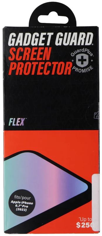 Gadget Guard Flex Screen Protector for iPhone 15 Pro Max - Clear by Gadget Guard - Refurbished - Brand New condition - US$11.51