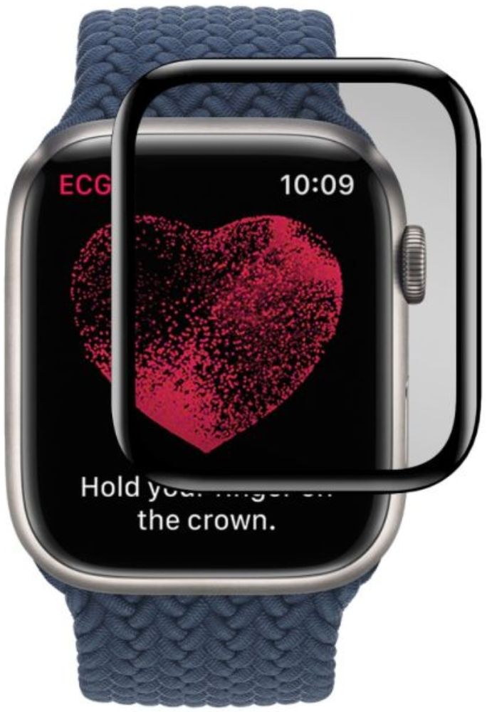 Gadget Guard Flex Series Screen Protector for Apple Watch 8 (45mm) - Transparent/Black by Gadget Guard - Image 2