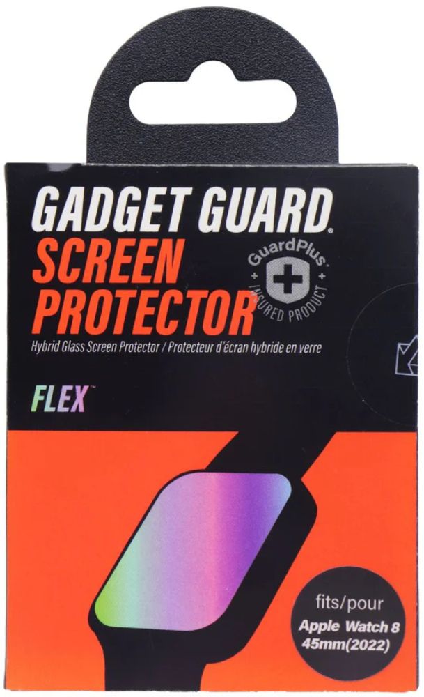 Gadget Guard Flex Series Screen Protector for Apple Watch 8 (45mm) - Transparent/Black by Gadget Guard - Image 4