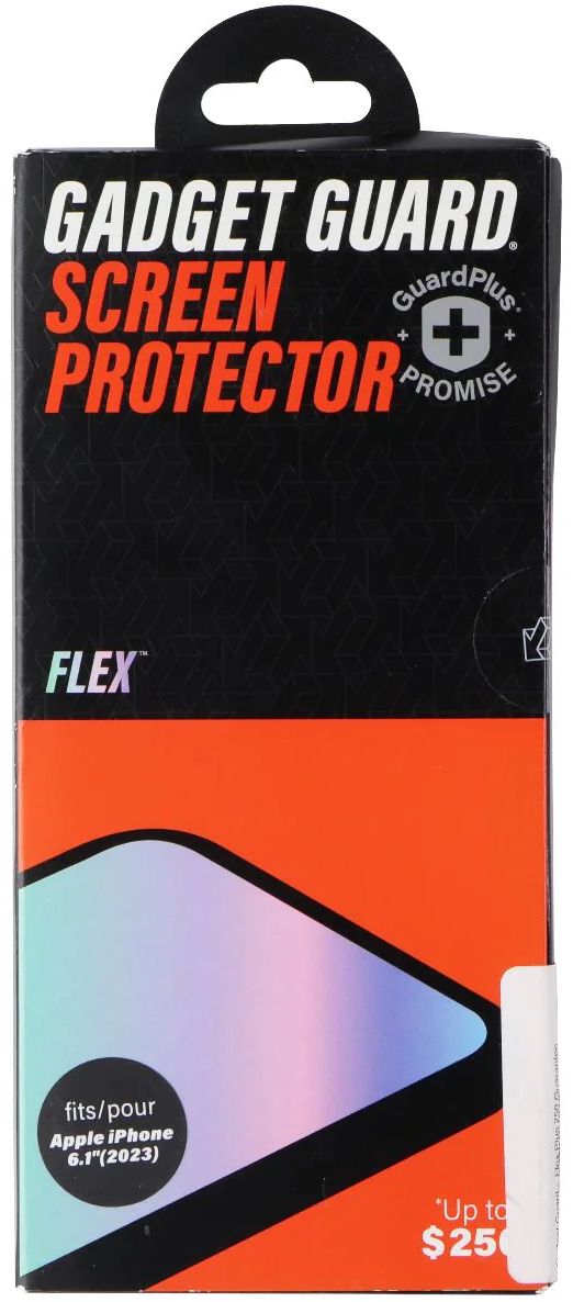Gadget Guard Flex Series Screen Protector for iPhone 15 - Clear by Gadget Guard - Refurbished - Brand New condition - US$8.78