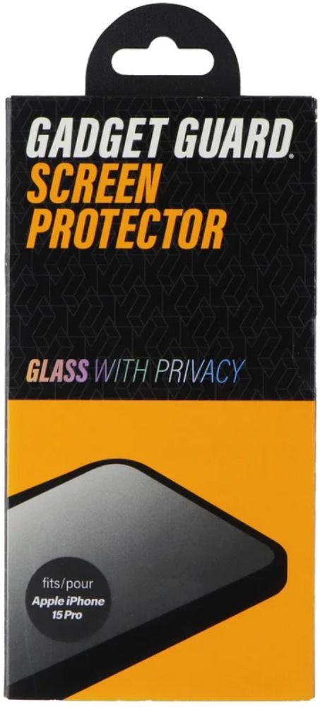 Gadget Guard Glass Privacy Screen Protector for iPhone 15 Pro - Privacy - Brand New by Gadget Guard - Refurbished - Brand New condition - Image 2