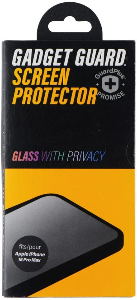 Gadget Guard Glass Privacy Screen Protector for iPhone 15 Pro Max - Privacy - Brand New by Gadget Guard - Refurbished - Brand New condition - Image 2