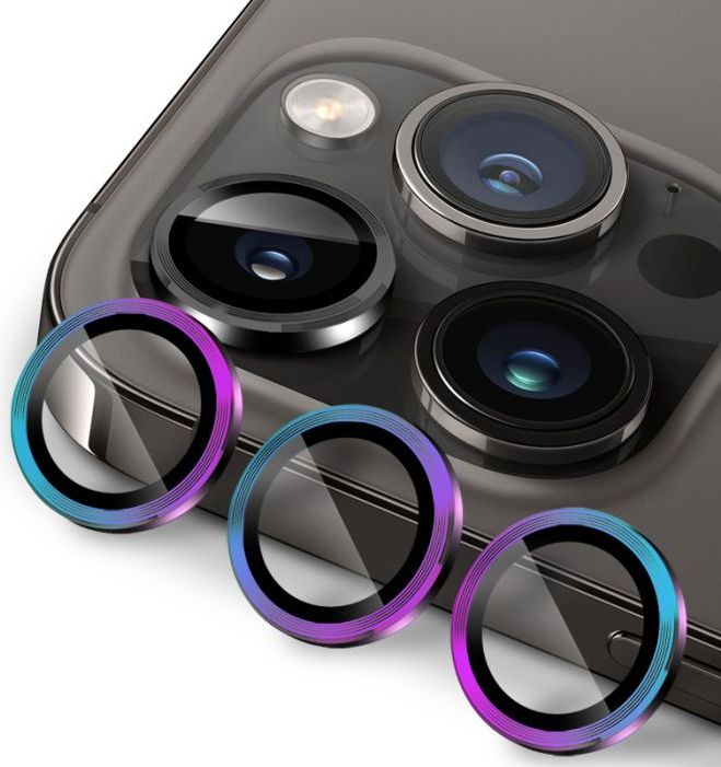Gadget Guard Glass Series Camera Protector for iPhone 15 Pro - Iridescent by Gadget Guard - Refurbished - Brand New condition - US$11.05