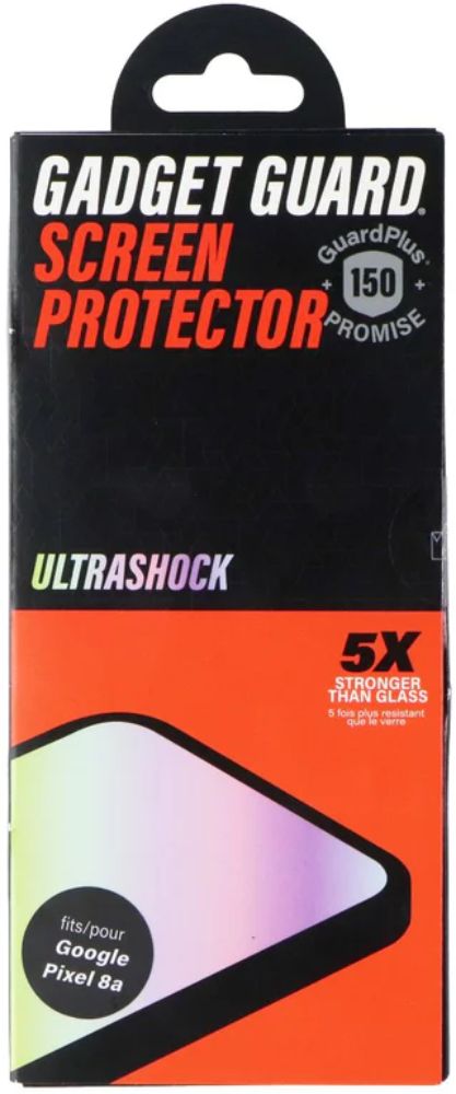 Gadget Guard UltraShock Hybrid Glass Screen Protector for Google Pixel 8a - Transparent - Brand New by Gadget Guard - Refurbished - Brand New condition - US$10.43