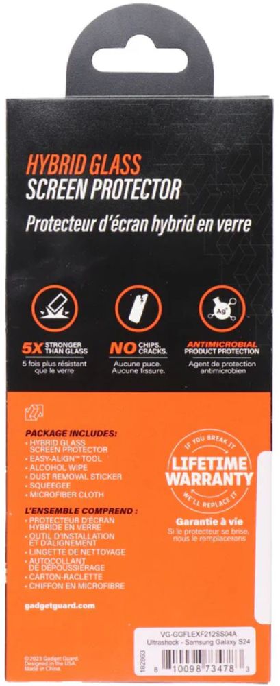 Gadget Guard UltraShock Screen Protector for Samsung Galaxy S24 - Clear by Gadget Guard - Refurbished - Brand New condition - Image 5