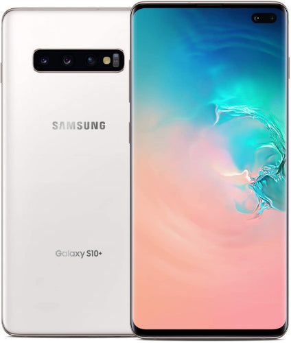 Galaxy S10+ - 128GB - 1 Physical SIM - Ceramic White - Unlocked by Samsung - Refurbished - Good condition - US$150.99