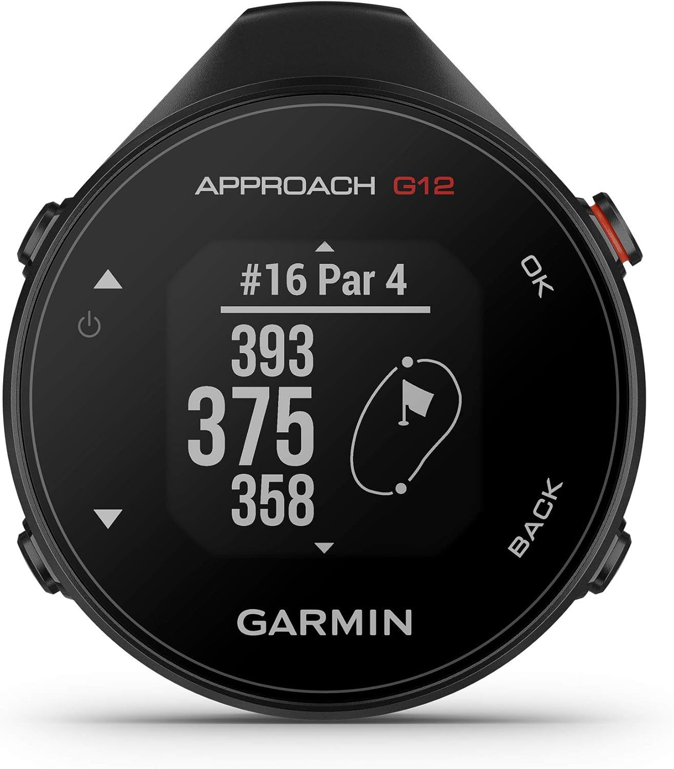 Garmin Approach G12 Clip-on Golf GPS Rangefinder - Black by Garmin - Refurbished - Very Good condition - CA$202.48