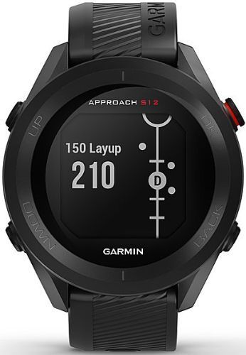 Garmin Approach S12 Golf Smartwatch - 125MB - 23mm - Black Polymer Case with Black Silicone Silicone Band by Garmin - Refurbished - Excellent condition - CA$293.98
