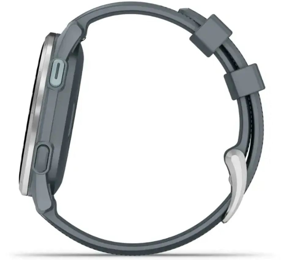 Garmin Approach S44 Golf Smartwatch - 4GB - 30.4mm - Silver Aluminum Aluminum Case with Twilight Silicone Silicone Band by Garmin - Image 6