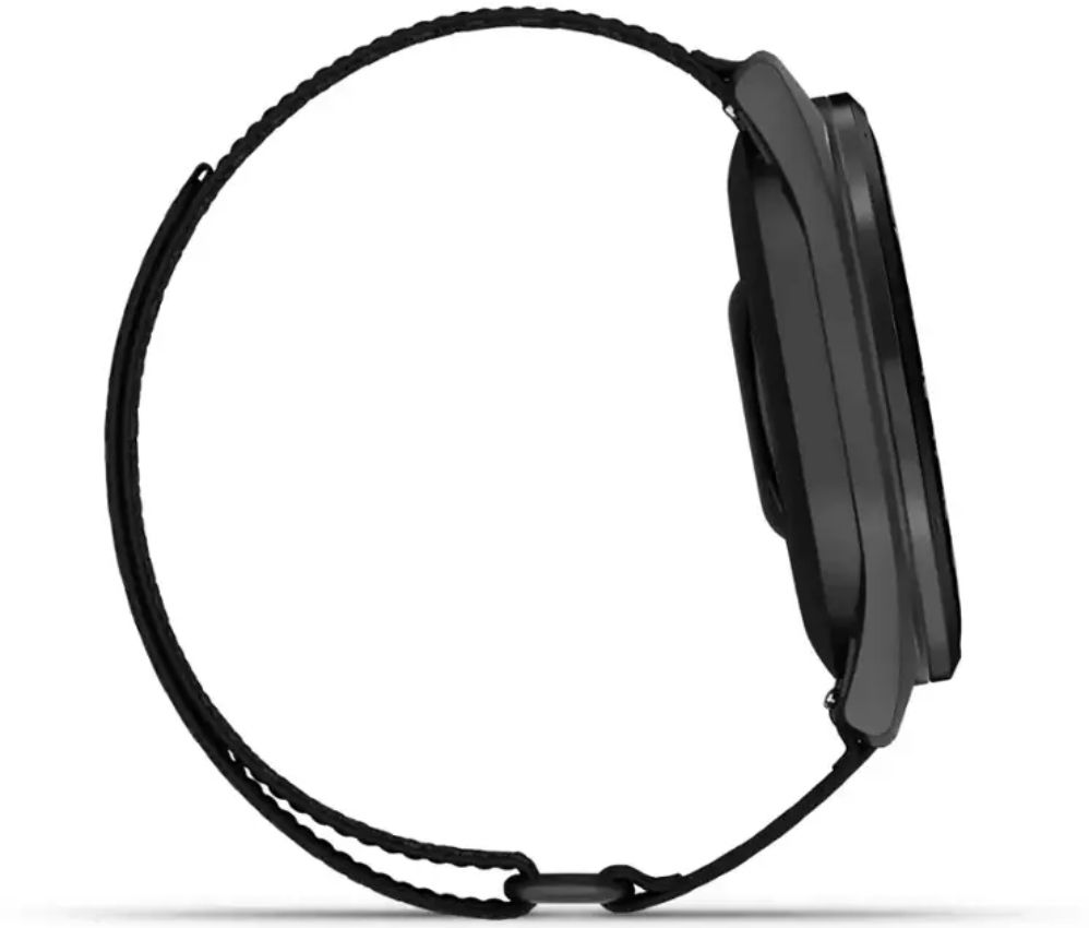 Garmin Approach S50 Advanced GPS Golf Smartwatch - 4GB - 30.4mm - Slate Aluminum Case with Black Nylon ComfortFit Nylon Band by Garmin - Image 5