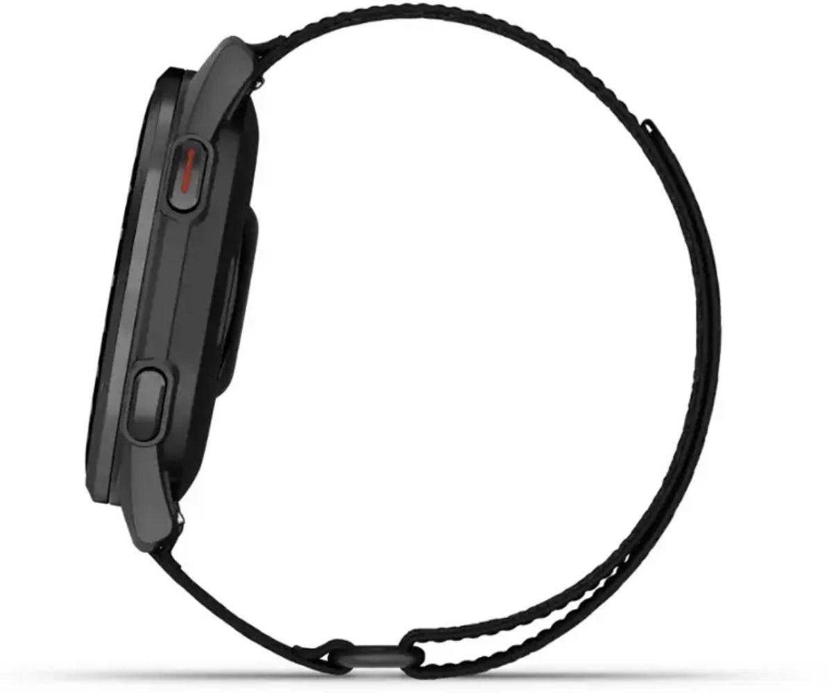 Garmin Approach S50 Advanced GPS Golf Smartwatch - 4GB - 30.4mm - Slate Aluminum Case with Black Nylon ComfortFit Nylon Band by Garmin - Image 6