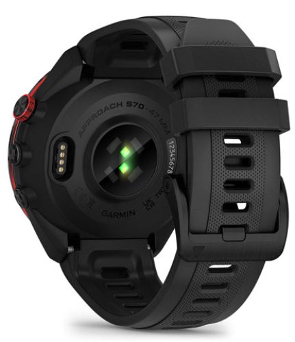 Garmin Approach S70 Smartwatch - 47mm - Black Ceramic Case with Black Silicone Silicone Band by Garmin - Image 4