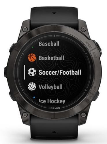 Garmin Epix Pro (Gen 2) Smartwatch - 32GB - 47mm - Carbon Gray Fiber-reinforced polymer Case with Black Silicone QuickFit Watch Band by Garmin - Refurbished - Very Good condition - CA$706.99