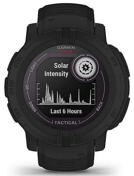 Garmin Instinct 2 Solar Smartwatch - 50mm - Black Tactical Edition (Polymer) Case with Black Silicone Sport Band by Garmin - Refurbished - Very Good condition - US$601.99