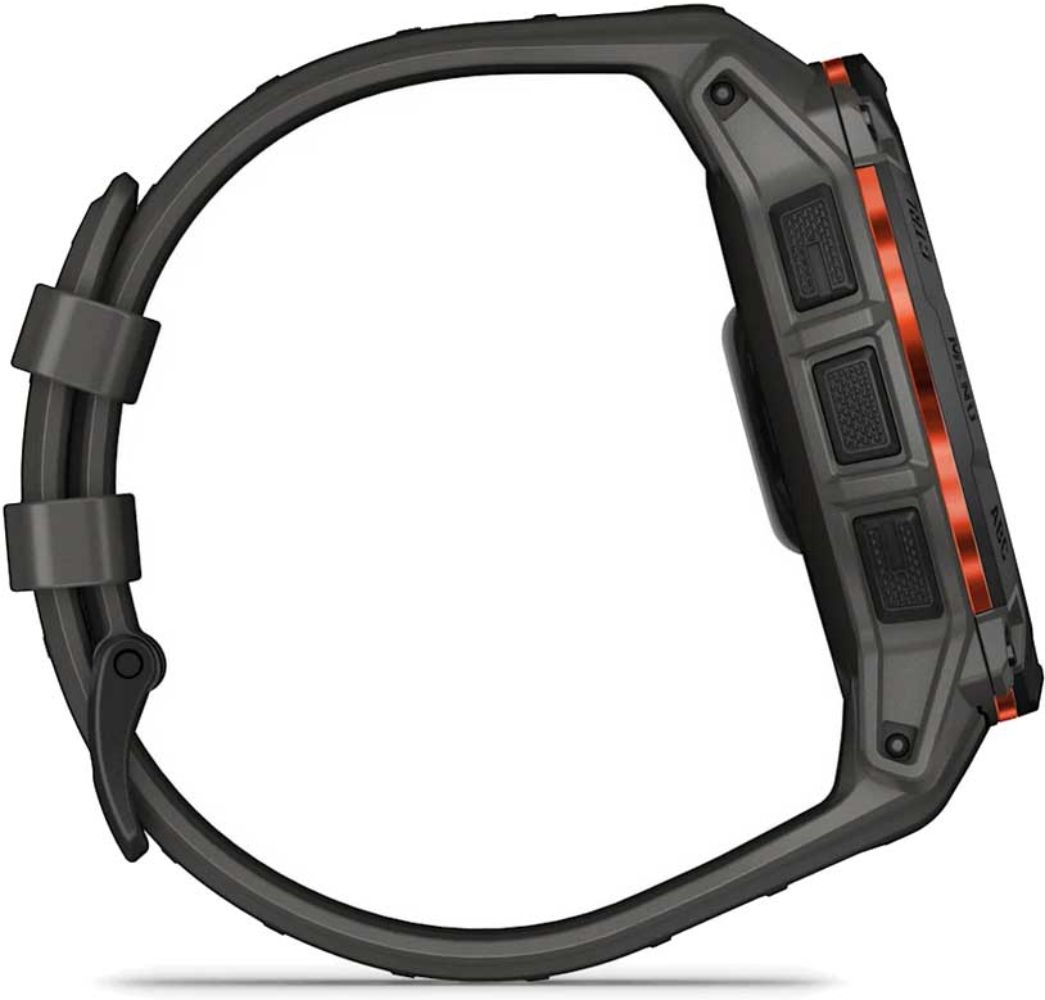 Garmin Instinct 3 Smartwatch - 128MB - 50mm - Black Solar Edition (Polymer) Case with Charcoal Silicone Silicone Band by Garmin - Image 4