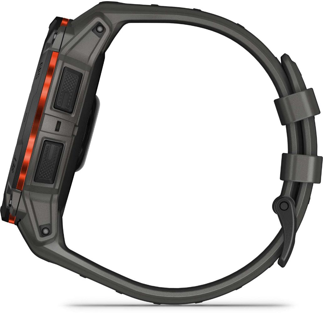 Garmin Instinct 3 Smartwatch - 128MB - 50mm - Black Solar Edition (Polymer) Case with Charcoal Silicone Silicone Band by Garmin - Image 5