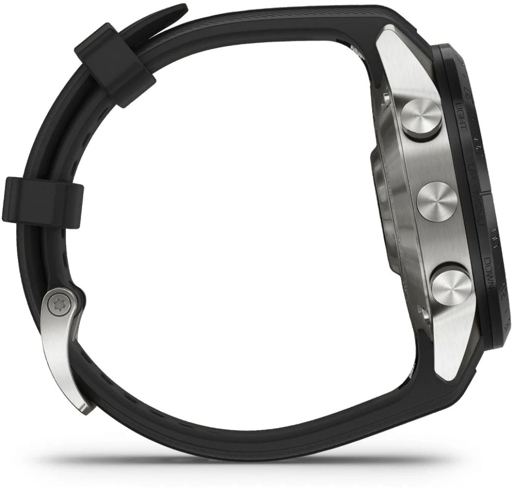 Garmin MARQ Athlete (Gen 2) GPS Golf Smartwatch - 32GB - 30.4mm - Titanium Titanium Case with Black Silicone Silicone Strap by Garmin - Image 5