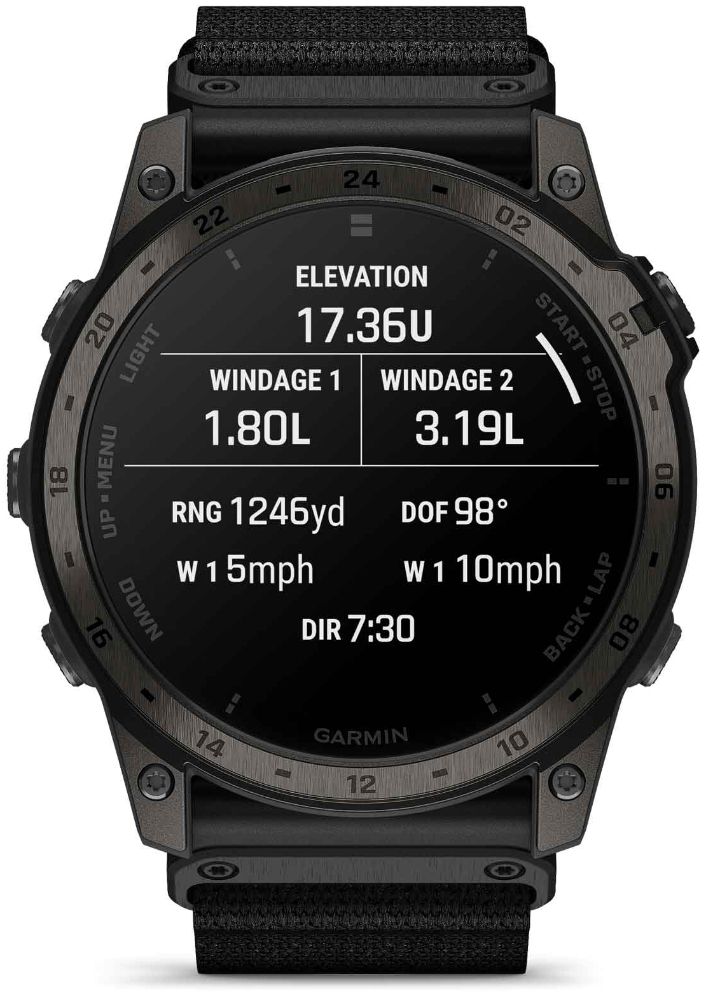 Garmin tactix 7 Tactical GPS Smartwatch - 32GB - 35.5mm - Black Pro Edition (Polymer) with Black Silicone Nylon Band by Garmin - Refurbished - Very Good condition - Image 24