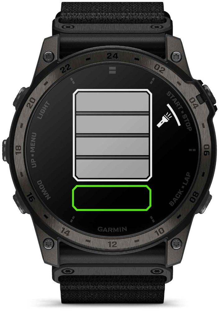 Garmin tactix 7 Tactical GPS Smartwatch - 32GB - 35.5mm - Black Pro Edition (Polymer) with Black Silicone Nylon Band by Garmin - Refurbished - Very Good condition - Image 29