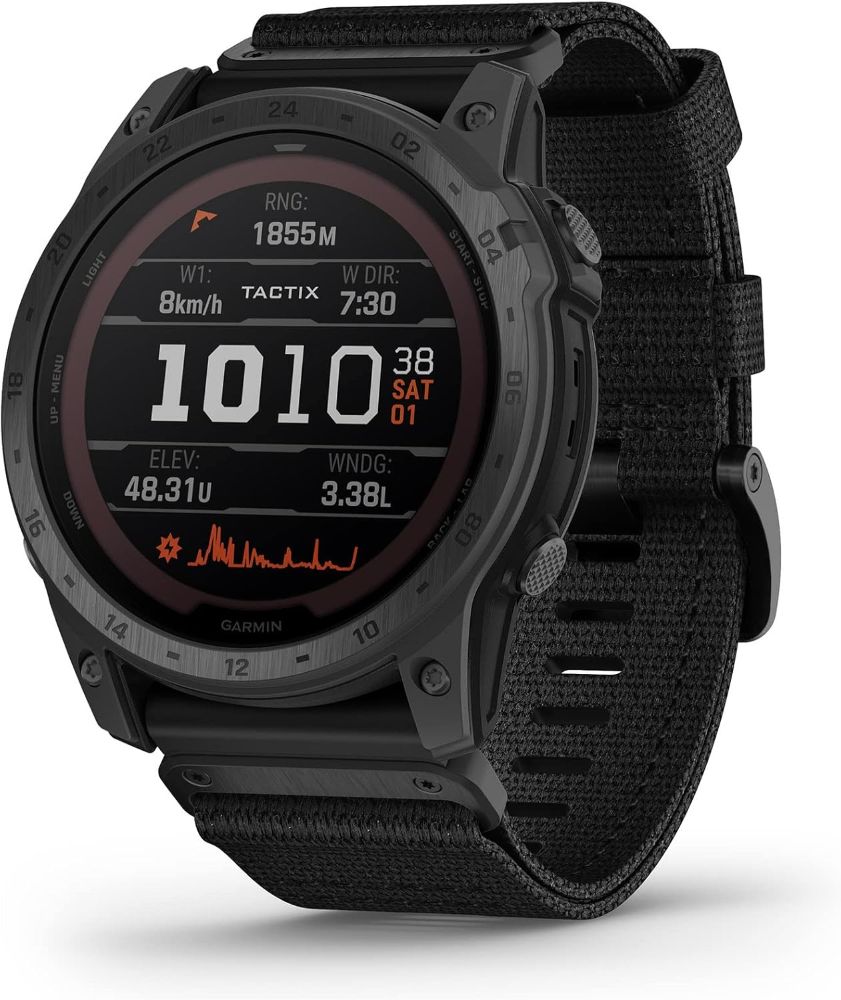 Garmin tactix 7 Tactical GPS Smartwatch - 32GB - 35.5mm - Black Pro Edition (Polymer) with Black Silicone Nylon Band by Garmin - Refurbished - Very Good condition - Image 19