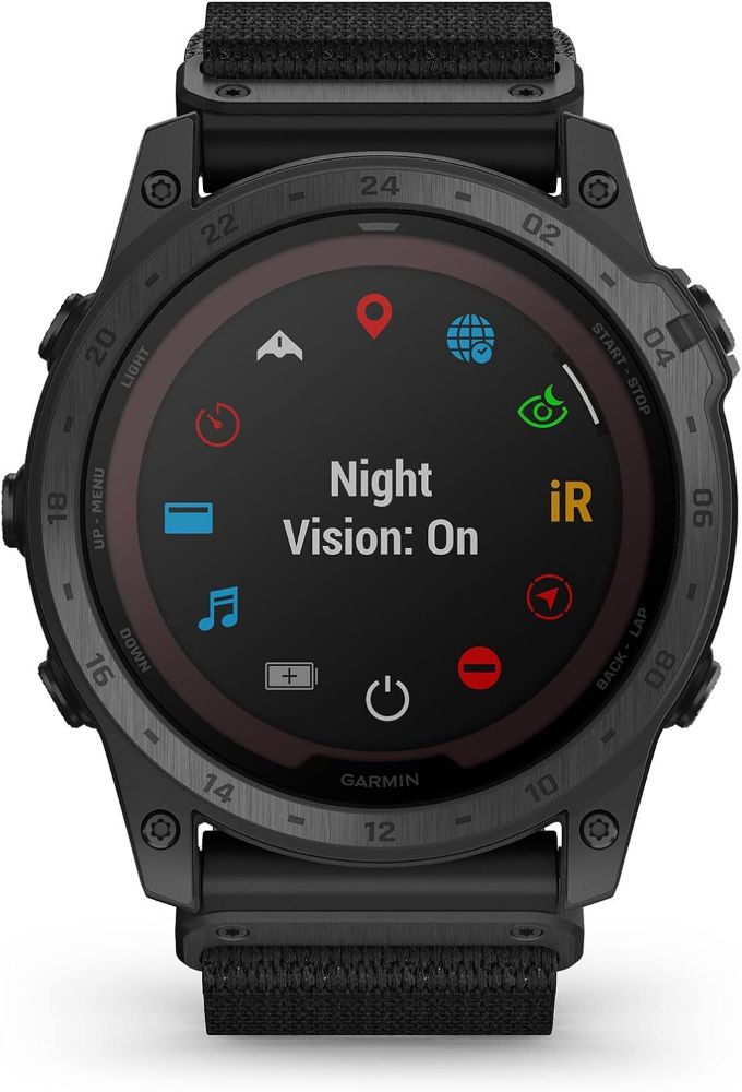 Garmin tactix 7 Tactical GPS Smartwatch - 32GB - 35.5mm - Black Pro Edition (Polymer) with Black Silicone Nylon Band by Garmin - Refurbished - Very Good condition - Image 35