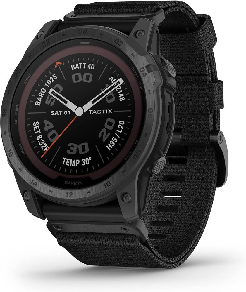 Garmin tactix 7 Tactical GPS Smartwatch - 32GB - 35.5mm - Black Pro Edition (Polymer) with Black Silicone Nylon Band by Garmin - Refurbished - Very Good condition - Image 41