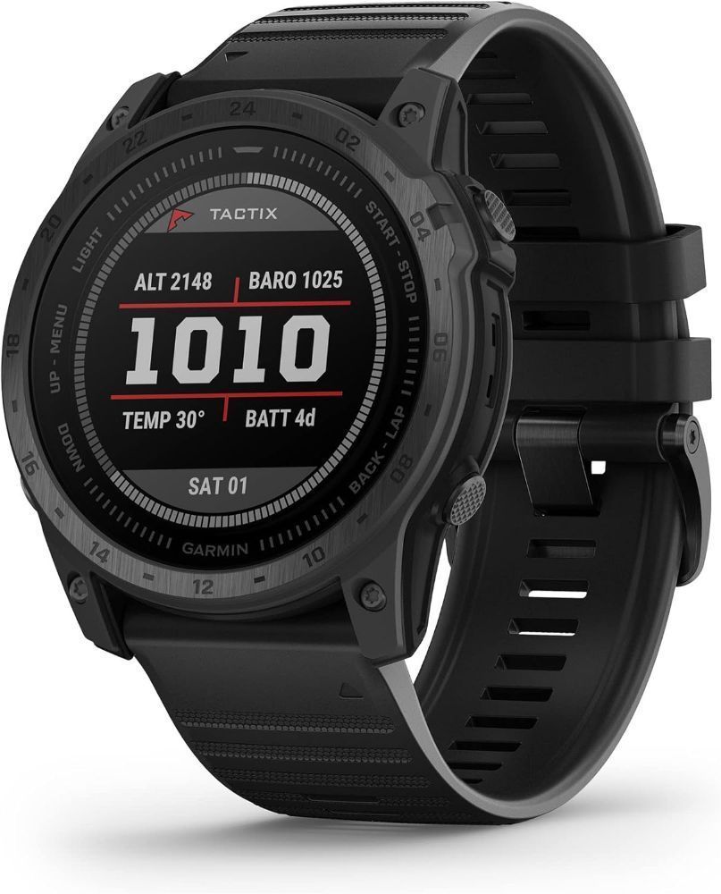 Garmin tactix 7 Tactical GPS Smartwatch - 32GB - 35.5mm - Black Pro Edition (Polymer) with Black Silicone Nylon Band by Garmin - Refurbished - Very Good condition - Image 8