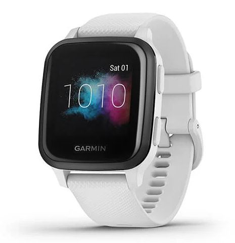 Garmin Venu Sq Music (Ricondizionato) | Smartwatch Con Musica, Batteria 6 Giorni, Body Battery, Bianco/Slate