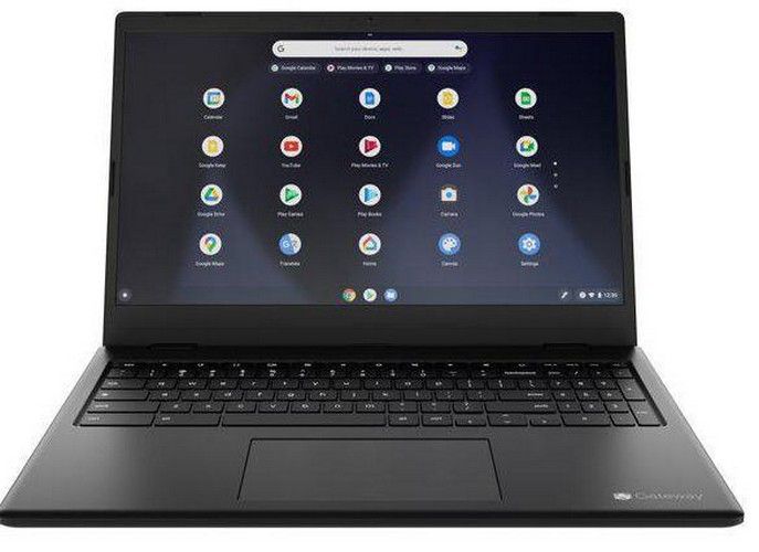 Gateway Chromebook GCNP41524-BK 15.6" - Black - Intel Pentium Silver N6000 1.1GHz - 4GB RAM - 128GB by Gateway - Refurbished - Very Good condition - CA$180.49