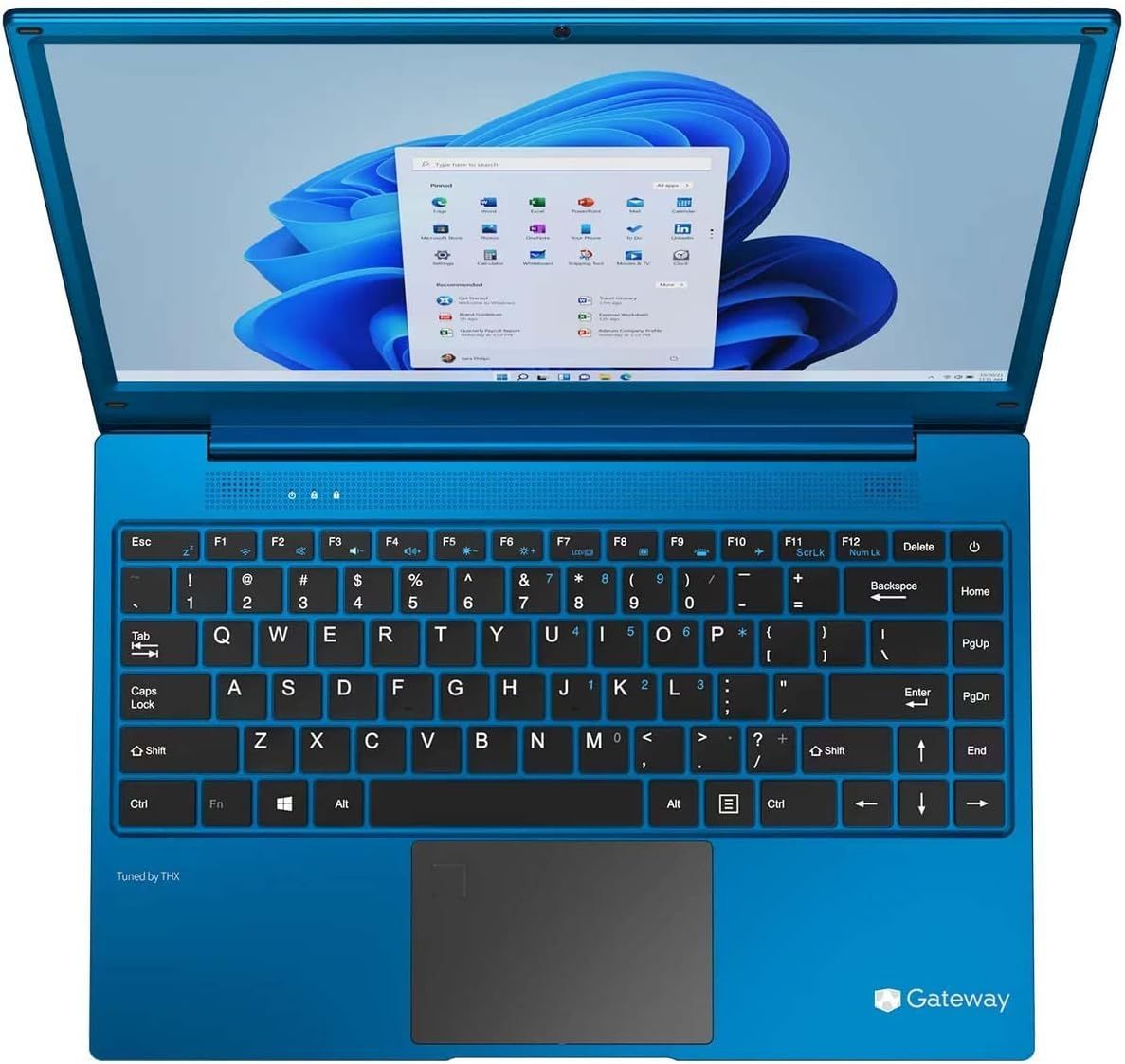 Gateway Gateway GWNR51416 Ultra Slim Notebook 14.1" - AMD Ryzen 5 3500U 2.1GHz - 8GB - 256GB - Blue - 14.1 Inch - Very Good - Standard Battery by Gateway - Refurbished - Very Good condition - Image 3