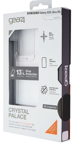 Gear4 Crystal Palace Series Hybrid Phone Case for Galaxy S20 Ultra - Clear by Gear4 - Refurbished - Brand New condition - Image 2