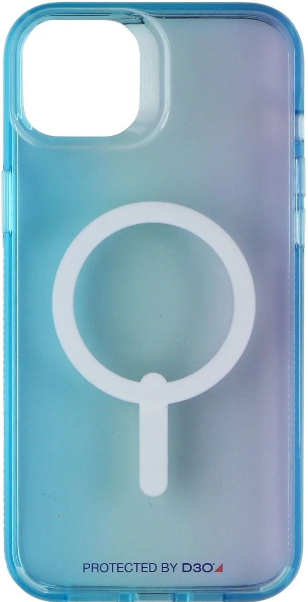 Gear4 Milan Snap Case with MagSafe for iPhone 14 - Aurora Ombre Blue by Gear4 - Image 2
