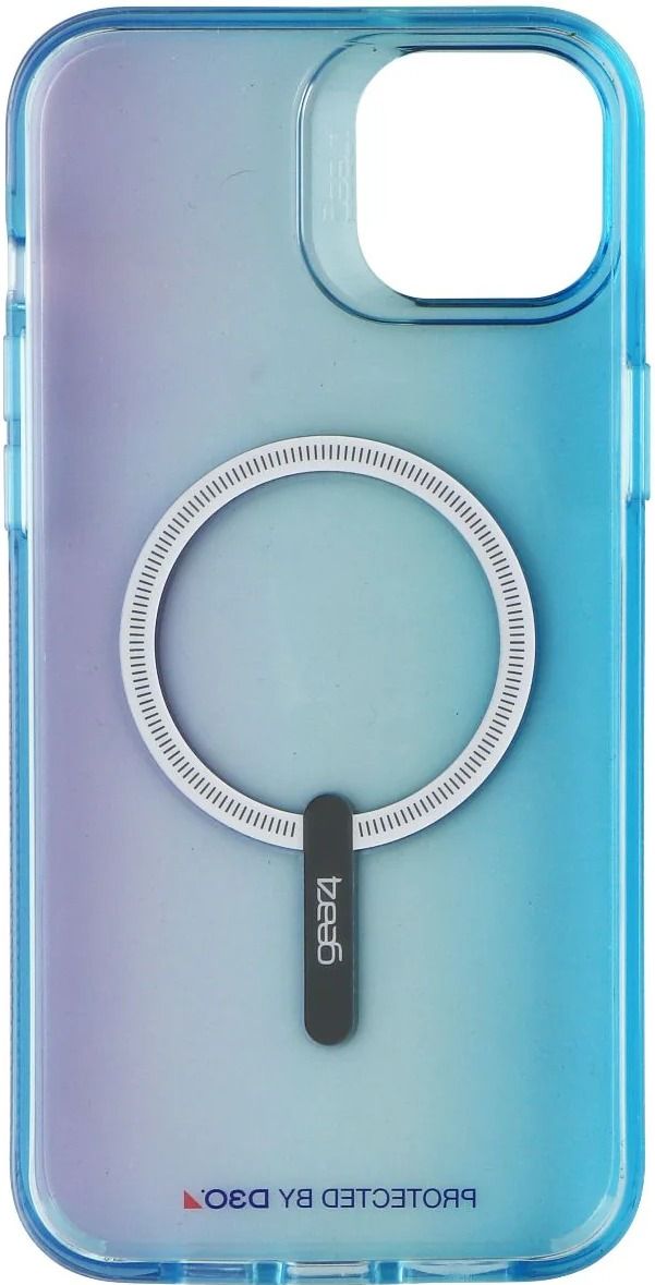 Gear4 Milan Snap Case with MagSafe for iPhone 14 - Aurora Ombre Blue by Gear4 - Image 3