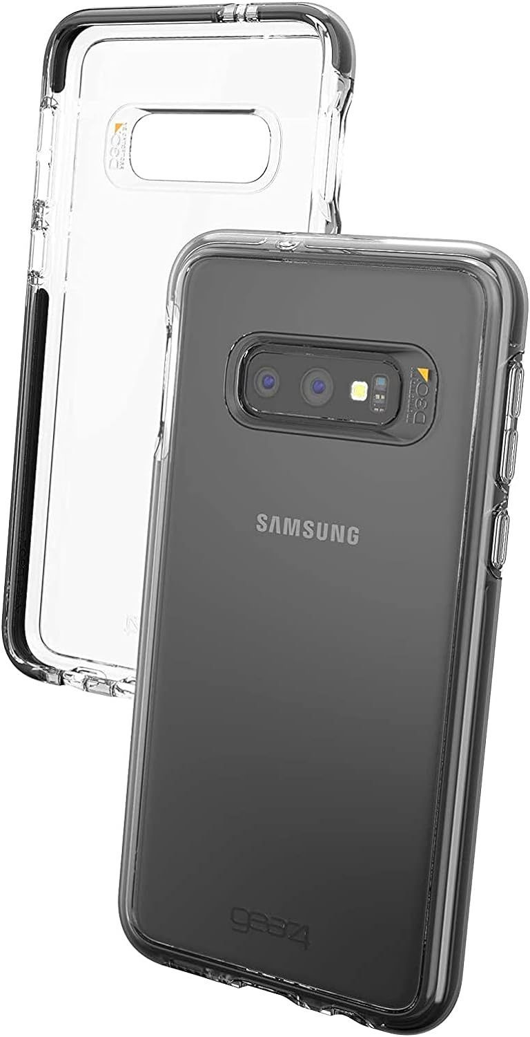 Gear4 Piccadilly Phone Case for Galaxy S10e - Clear/Black by Gear4 - Refurbished - Brand New condition - US$13.93