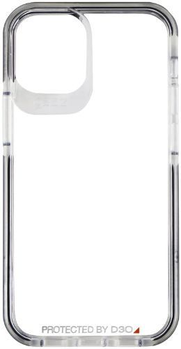 Gear4 Piccadilly Series Phone Case for iPhone 12 mini - Clear/Black by Gear4 - Refurbished - Brand New condition - US$11.38