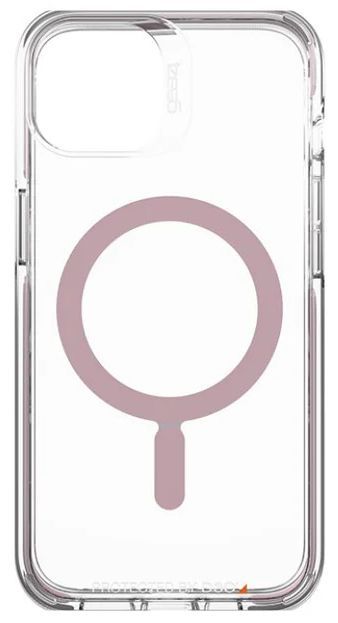 Gear4 Piccadilly Snap Phone Case for iPhone 13 - Clear/Pink by Gear4 - Refurbished - Good condition - US$24.96