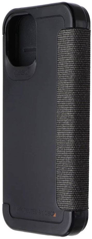 Gear4 Wembley Flip Folio Phone Case for iPhone 12 mini - Black by Gear4 - Refurbished - Brand New condition - Image 2