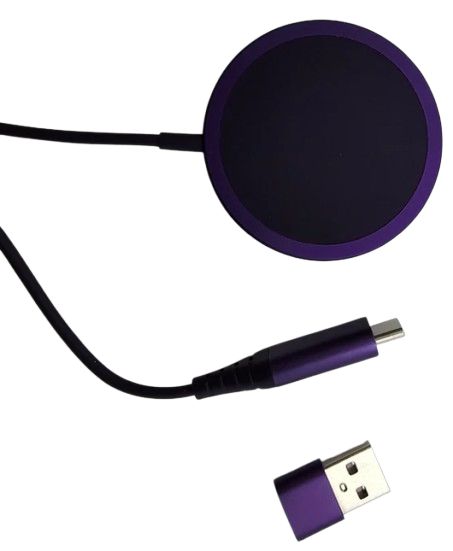 Generic Magnetic Wireless MagSafe iPhone Charger - Purple by Generic - Refurbished - Very Good condition - US$22.66