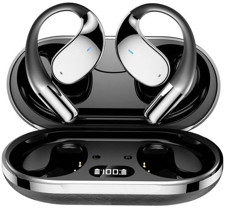 Generic VT-W20 Bone Conduction Bluetooth Earphones with Microphone - White/Black by Generic - Refurbished - Very Good condition - US$34.91
