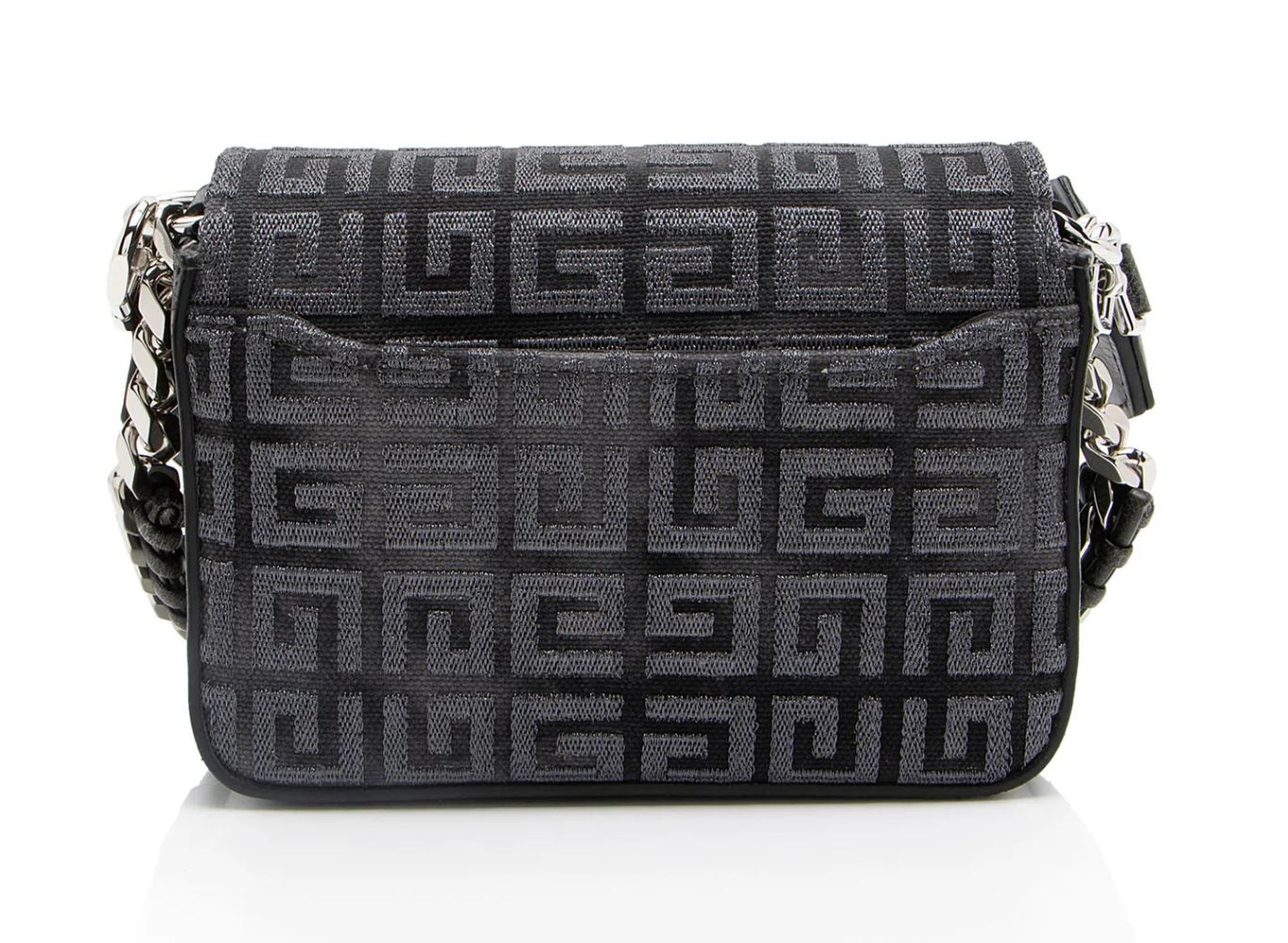 Givenchy 4G Embroidered Canvas 4G Small Shoulder Bag - Canvas - Blue by Givenchy - Image 3