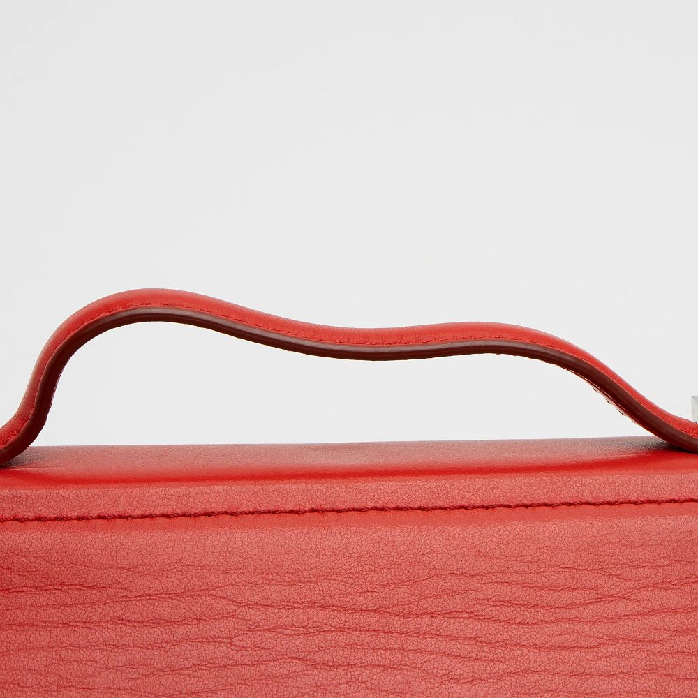 Givenchy Calfskin Pandora Box Logo Strap Mini Shoulder Bag - Calfskin - Red by Givenchy - Image 11