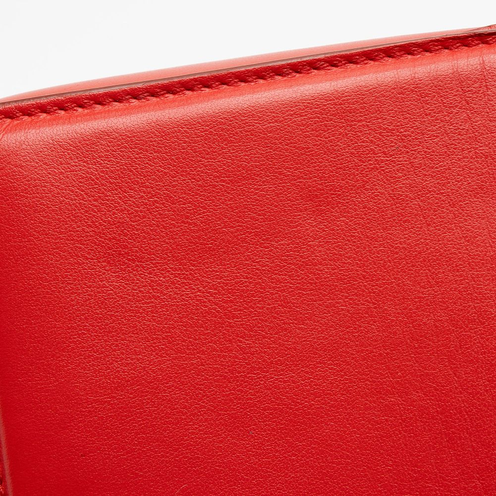 Givenchy Calfskin Pandora Box Logo Strap Mini Shoulder Bag - Calfskin - Red by Givenchy - Image 13