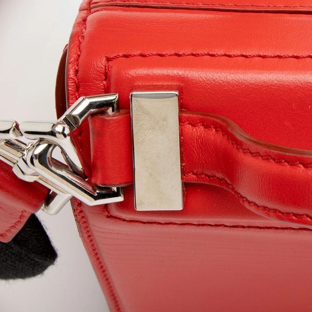 Givenchy Calfskin Pandora Box Logo Strap Mini Shoulder Bag - Calfskin - Red by Givenchy - Image 14