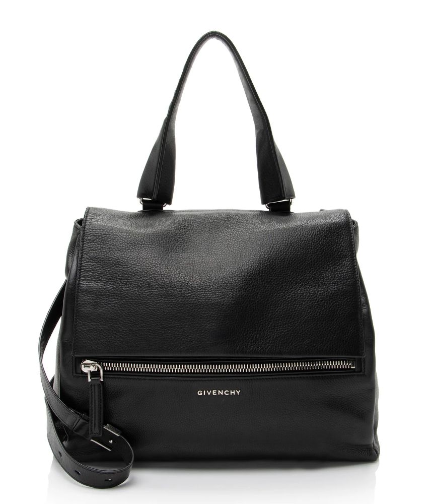 Givenchy Calfskin Pandora Pure Medium Satchel - Calfskin - Black by Givenchy - Refurbished - Very Good condition - US$777.99