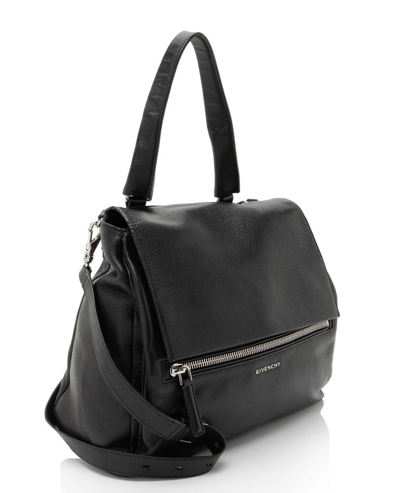 Givenchy Calfskin Pandora Pure Medium Satchel - Calfskin - Black by Givenchy - Image 2