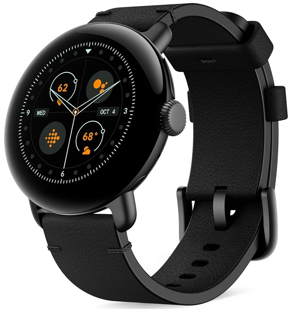 Google Crafted Leather Band for Google Pixel Watch (Large) - Obsidian by Google - Image 2